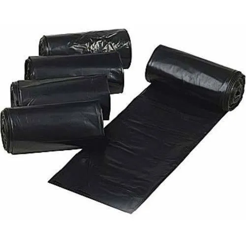 100 Pcs X 27L White Black Tidy Garbage Bin Liners Bags