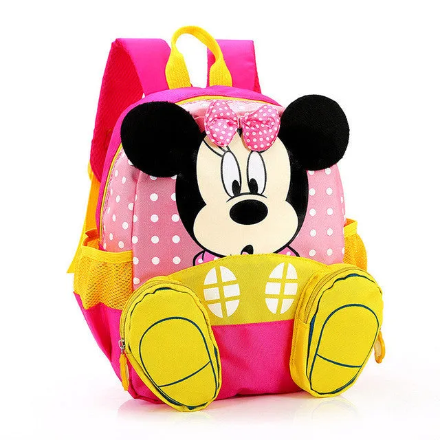 2017 Mickey School Bag Minnie Kids Bag Children Backpack Kindergarten Backpack/kid School Bags/Satchel for Boys Girls