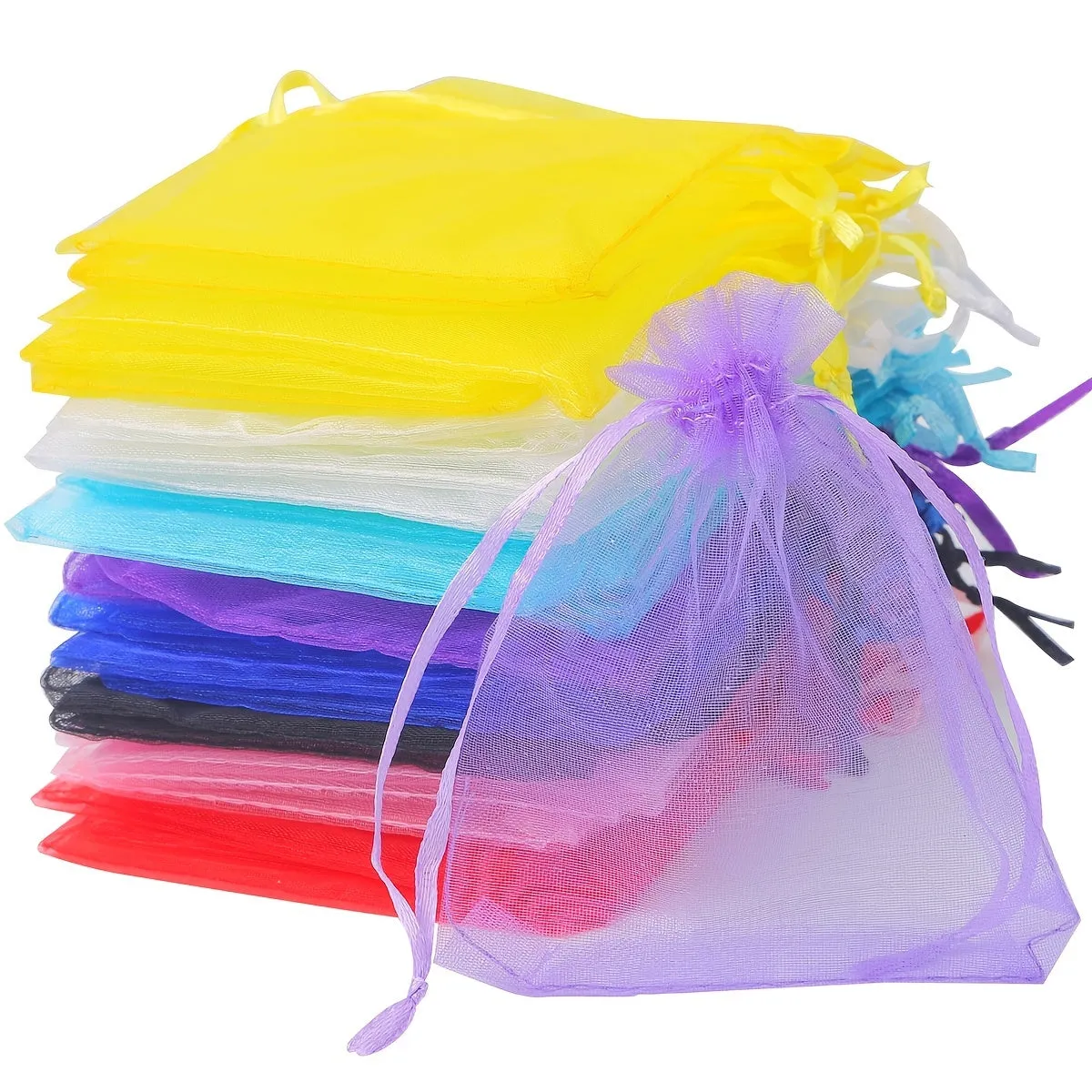 50piece Wedding Party Jewelry Packaging Bags Set