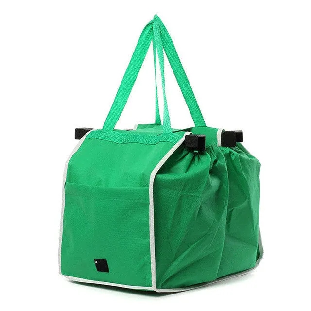 As Seen On TV Grocery Grab Shopping Bag Foldable Tote Eco-friendly Reusable Large Trolley Supermarket Large Capacity Bags