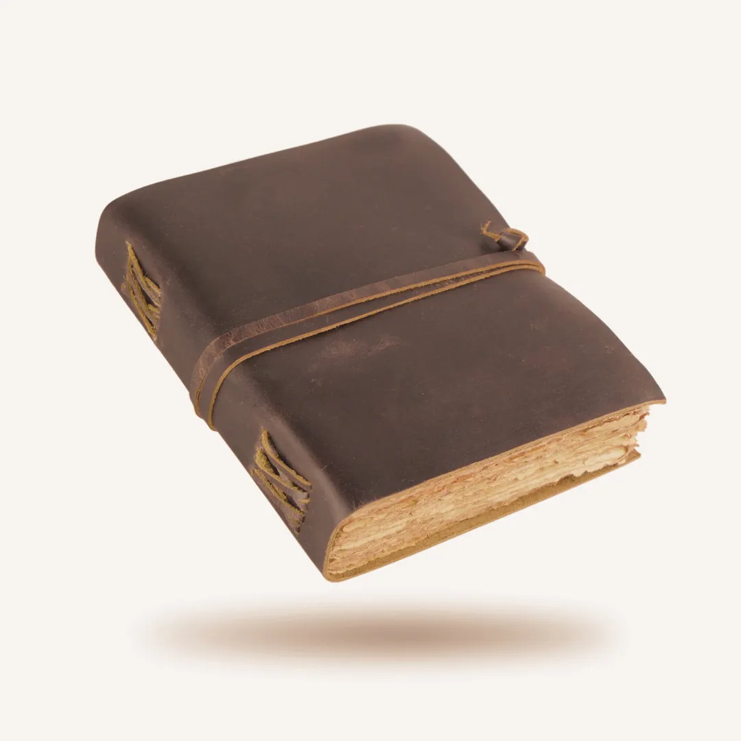 BOGO: Alpha Caramel Buffalo Leather Travel Backpack   FREE Leather Journal