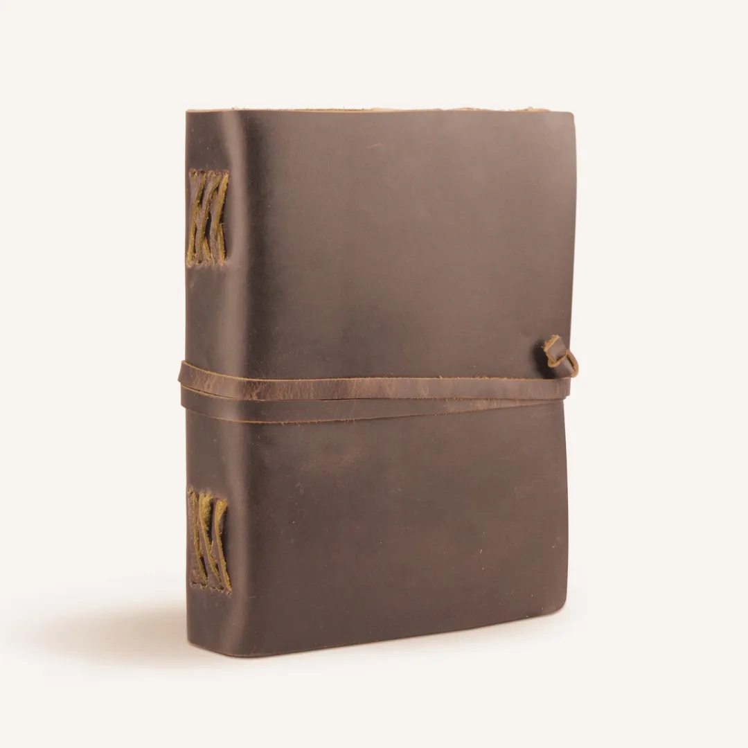 BOGO: Alpha Caramel Buffalo Leather Travel Backpack   FREE Leather Journal