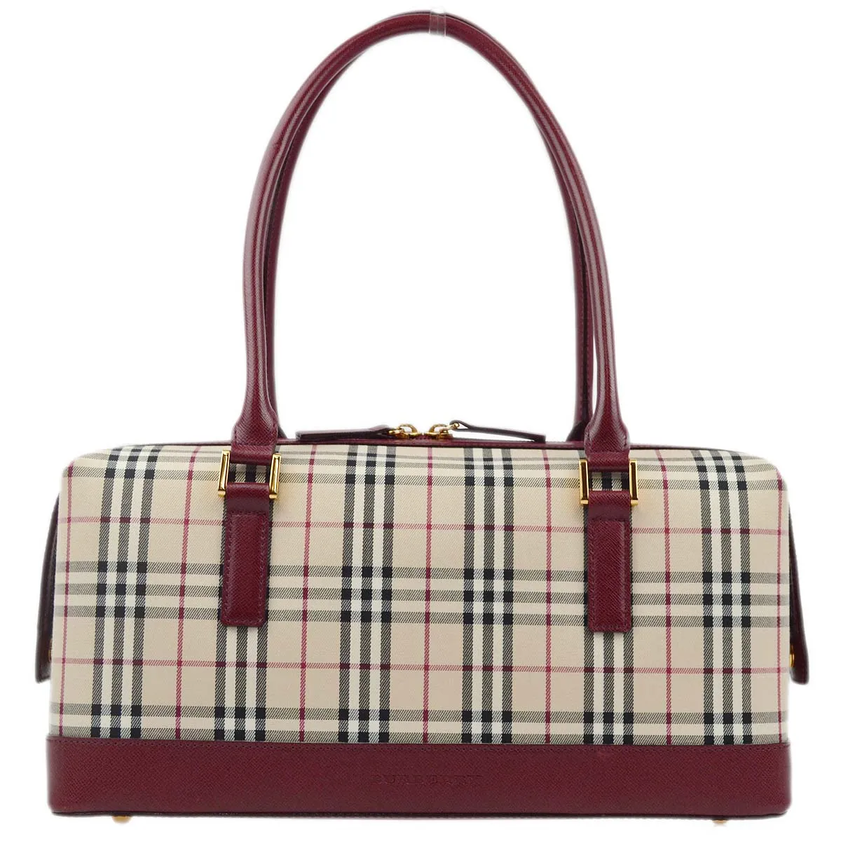 BURBERRY Beige Nova Check Handbag 172490