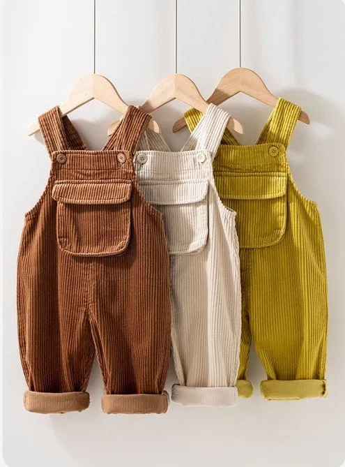 Casual Corduroy Overall