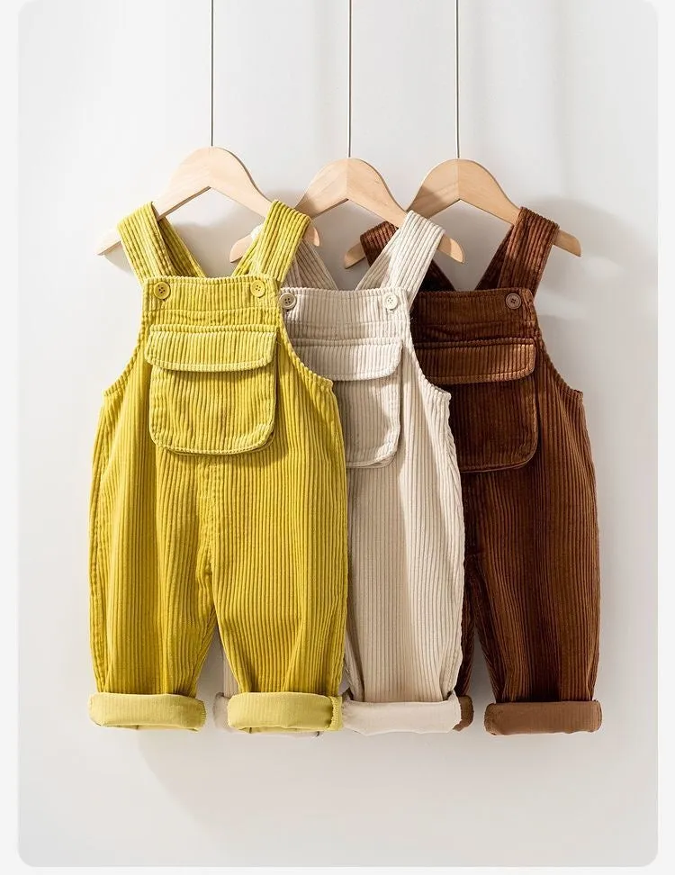 Casual Corduroy Overall