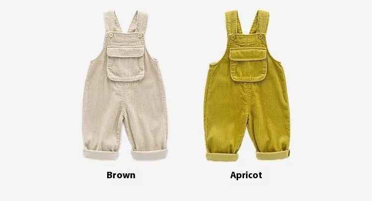 Casual Corduroy Overall