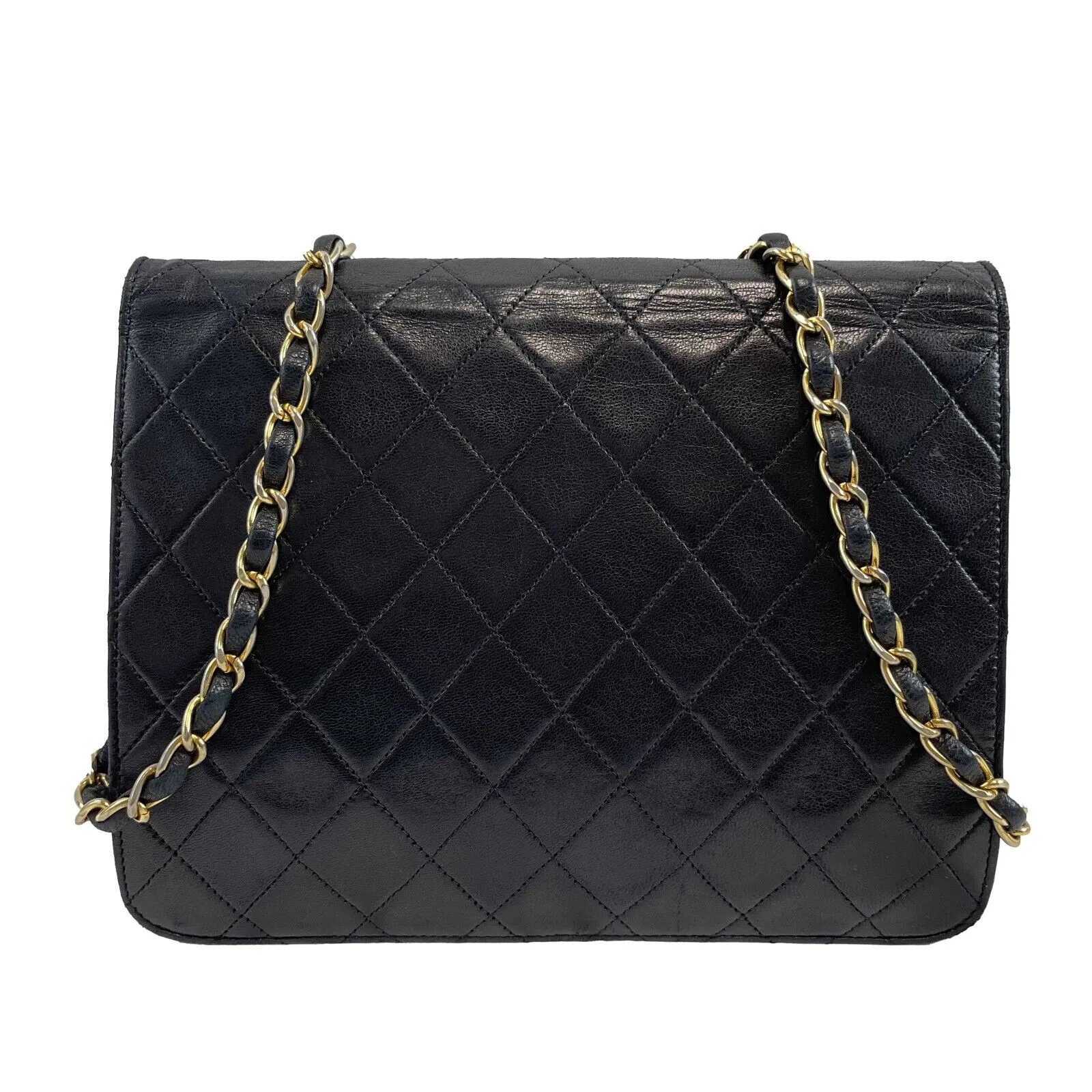 Chanel - Good - Vintage Square flap - Black - Handbag