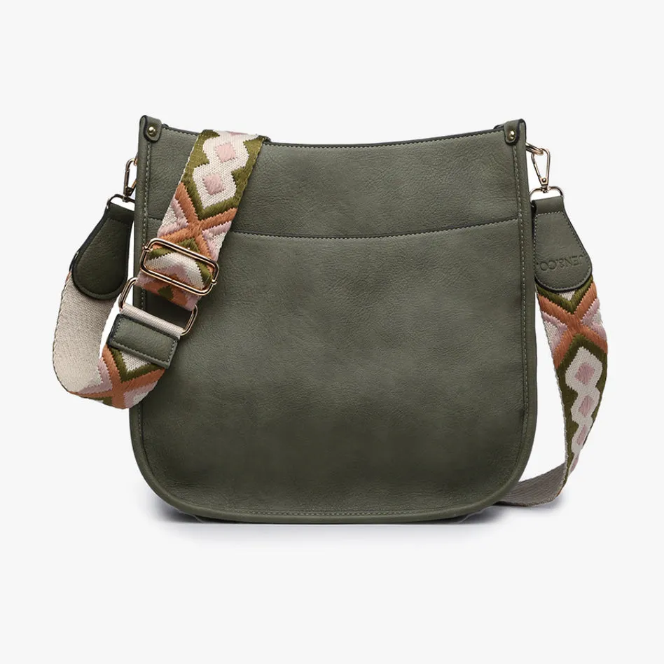 Chloe Crossbody with Adjustable Guitar Strap - 6 Colors