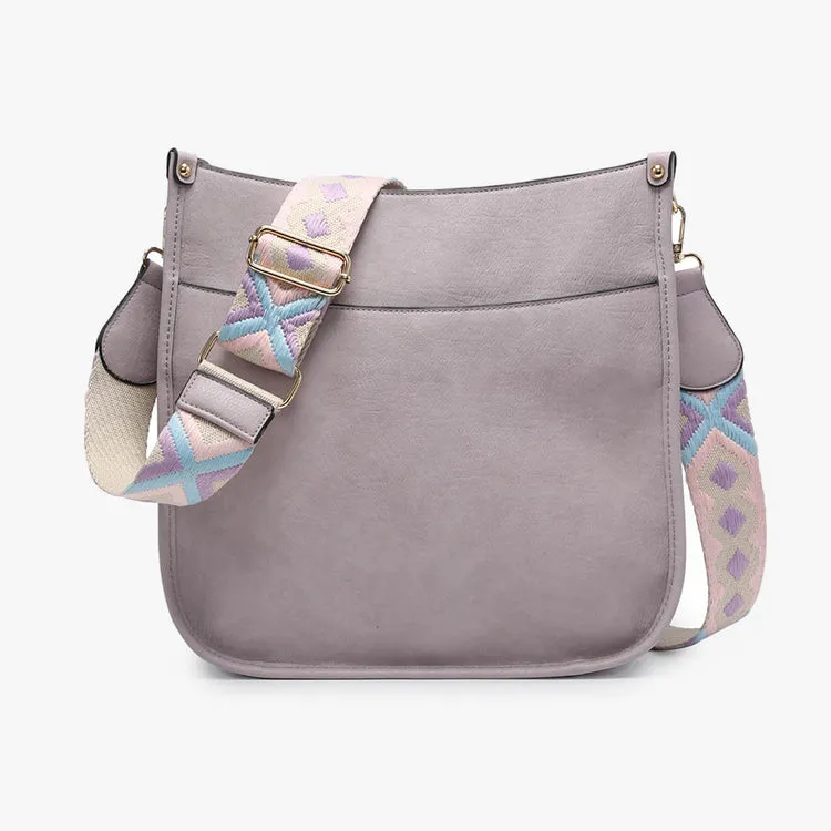 Chloe Crossbody with Adjustable Guitar Strap - 6 Colors