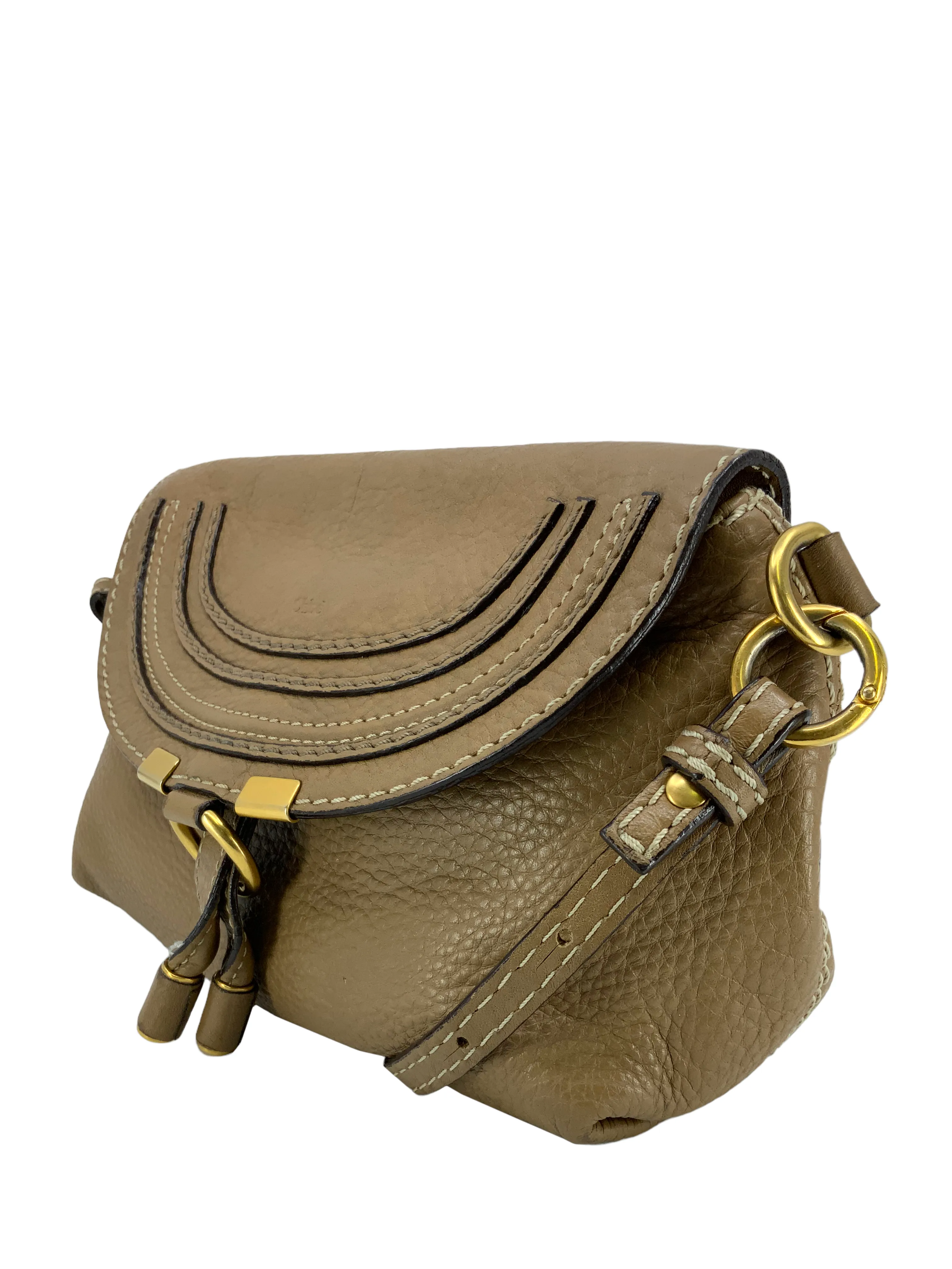 Chloe Leather Marcie Pochette Crossbody Bag - Stylish Designer Handbag for Chic Everyday Use