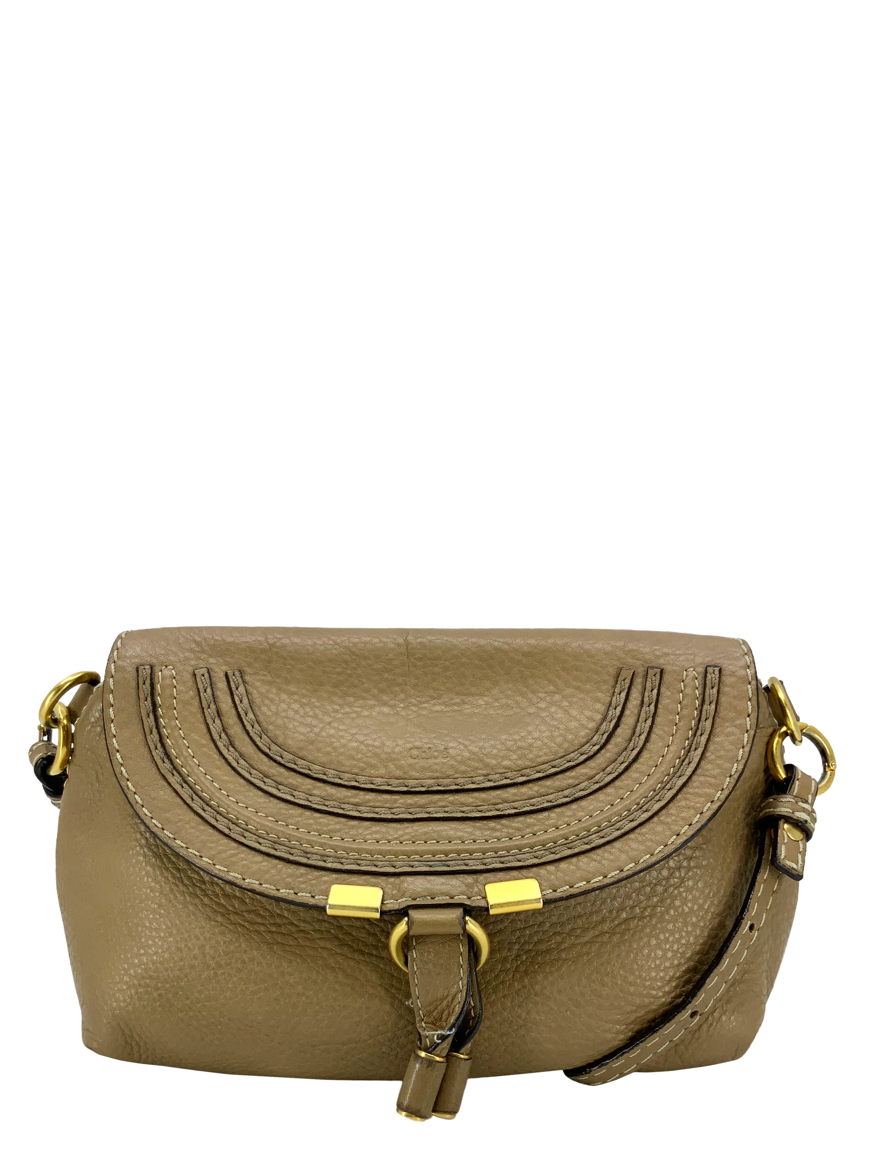 Chloe Leather Marcie Pochette Crossbody Bag - Stylish Designer Handbag for Chic Everyday Use