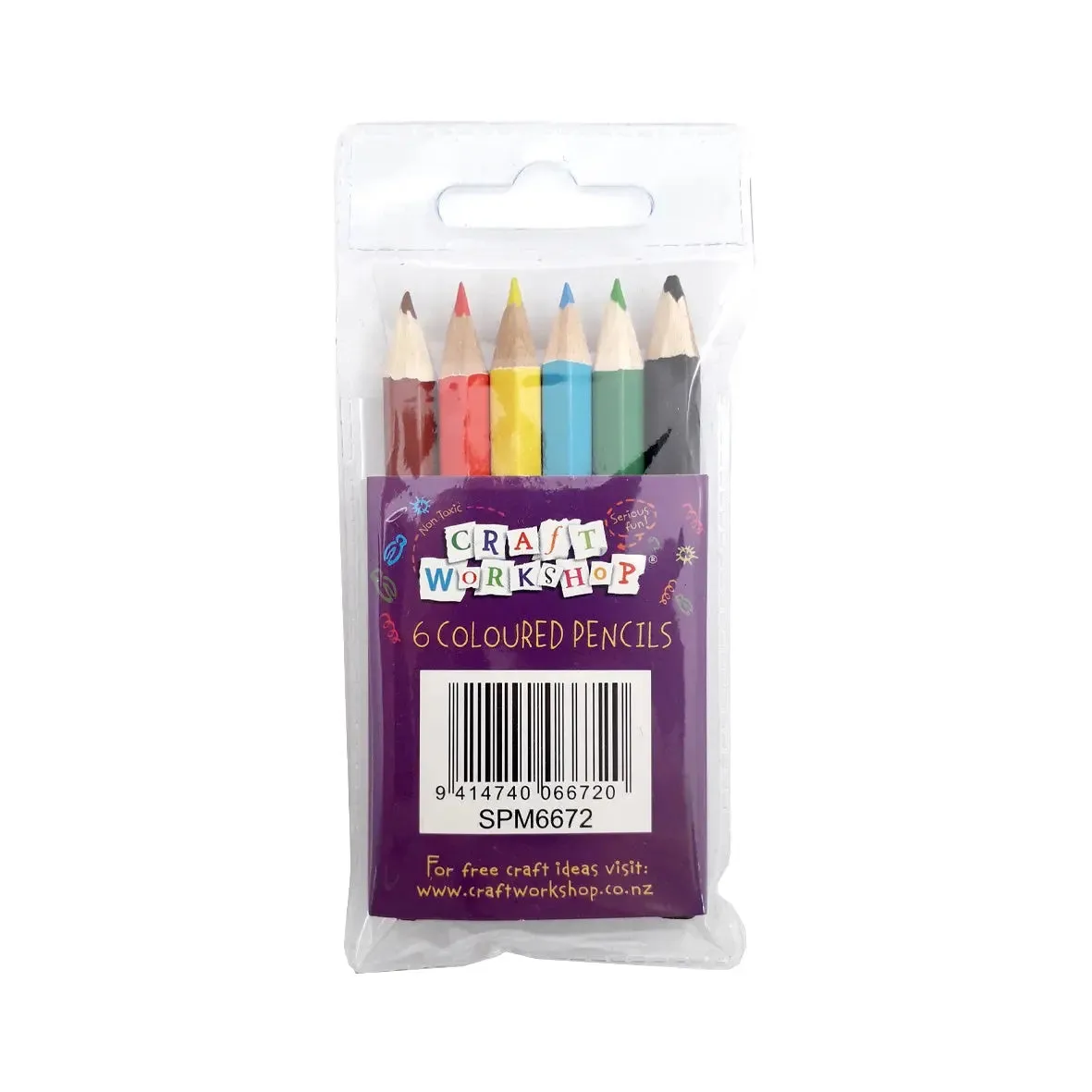 Coloured Pencils - 6 Pack