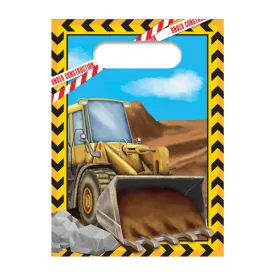 Construction Paper Party Bags 4pk