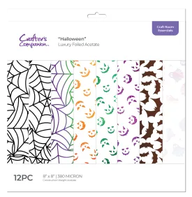 Crafters Companion - Luxury Foiled Acetate Pack - Halloween