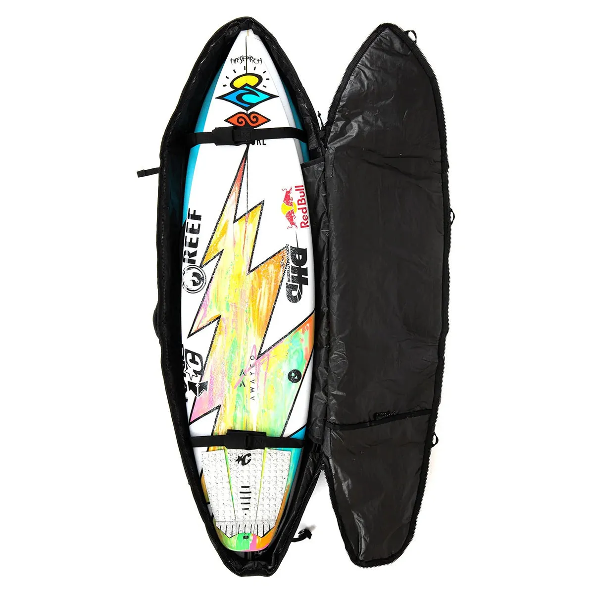 Creatures of Leisure Triple Shortboard Bag - Black