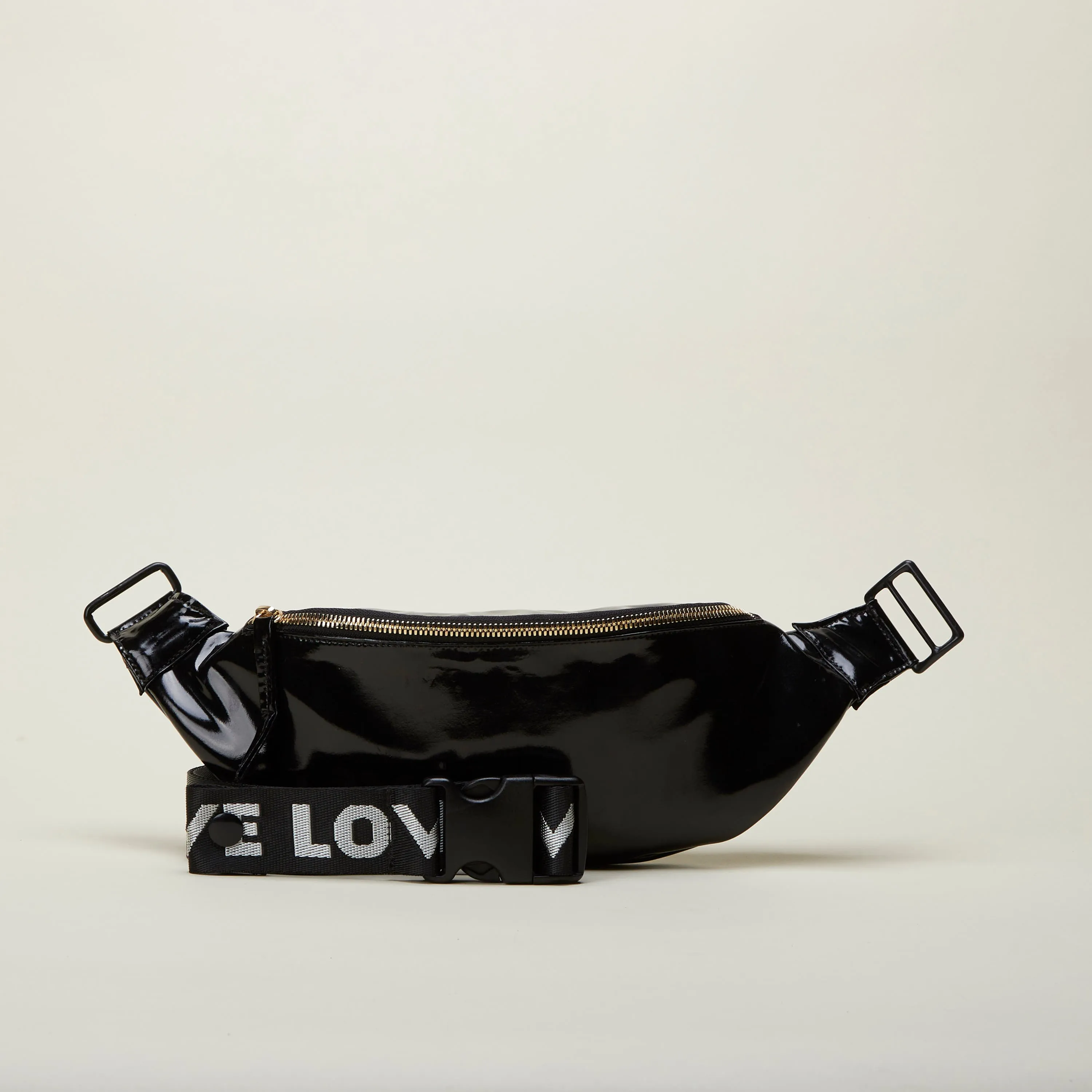 Crossbody/Fanny Pack Strap | Black White Love