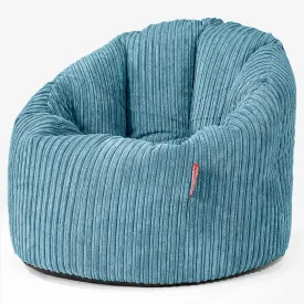 Cuddle Up Beanbag Chair - Cord Aegean Blue