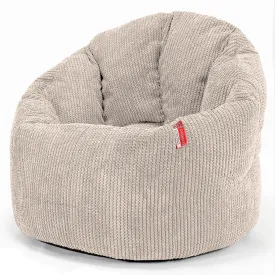 Cuddle Up Beanbag Chair - Pom Pom Ivory