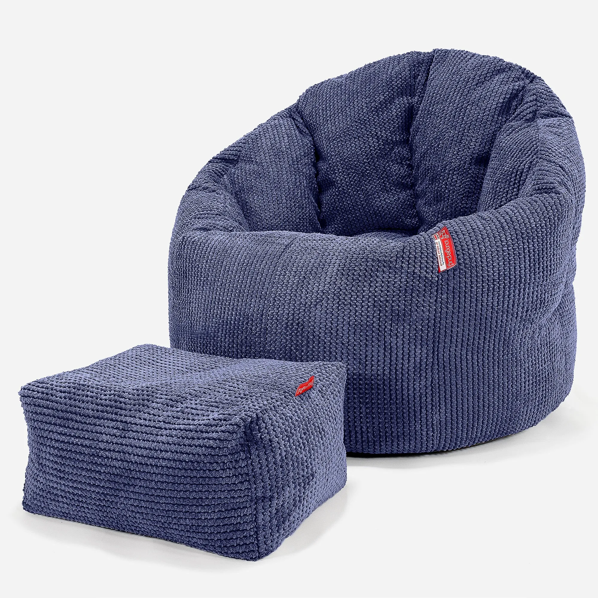 Cuddle Up Beanbag Chair - Pom Pom Purple