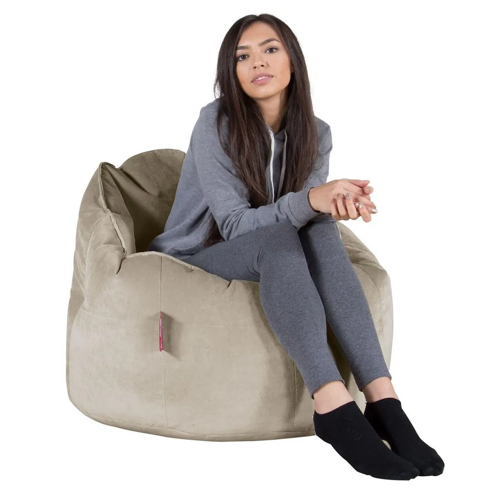 Cuddle Up Beanbag Chair - Velvet Mink