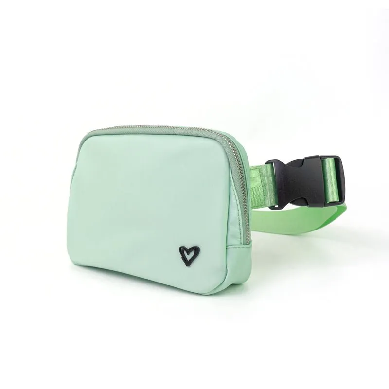 Dixie Nylon Belt/Crossbody Bag -  Mint