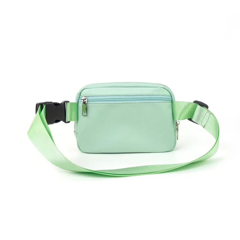 Dixie Nylon Belt/Crossbody Bag -  Mint