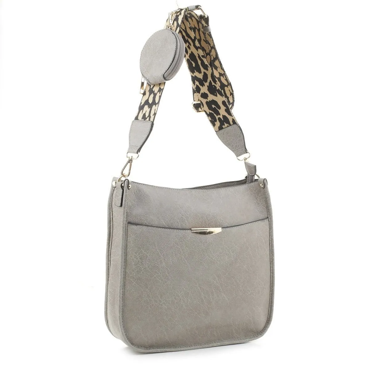 DS97160L2 Crossbody with Leopard Guitar Strap