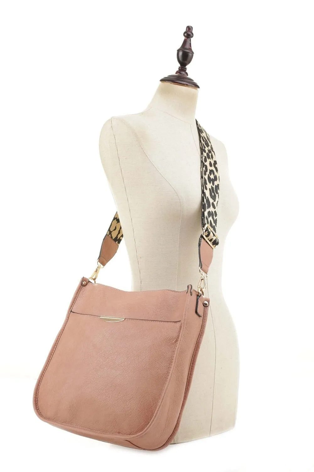 DS97160L2 Crossbody with Leopard Guitar Strap