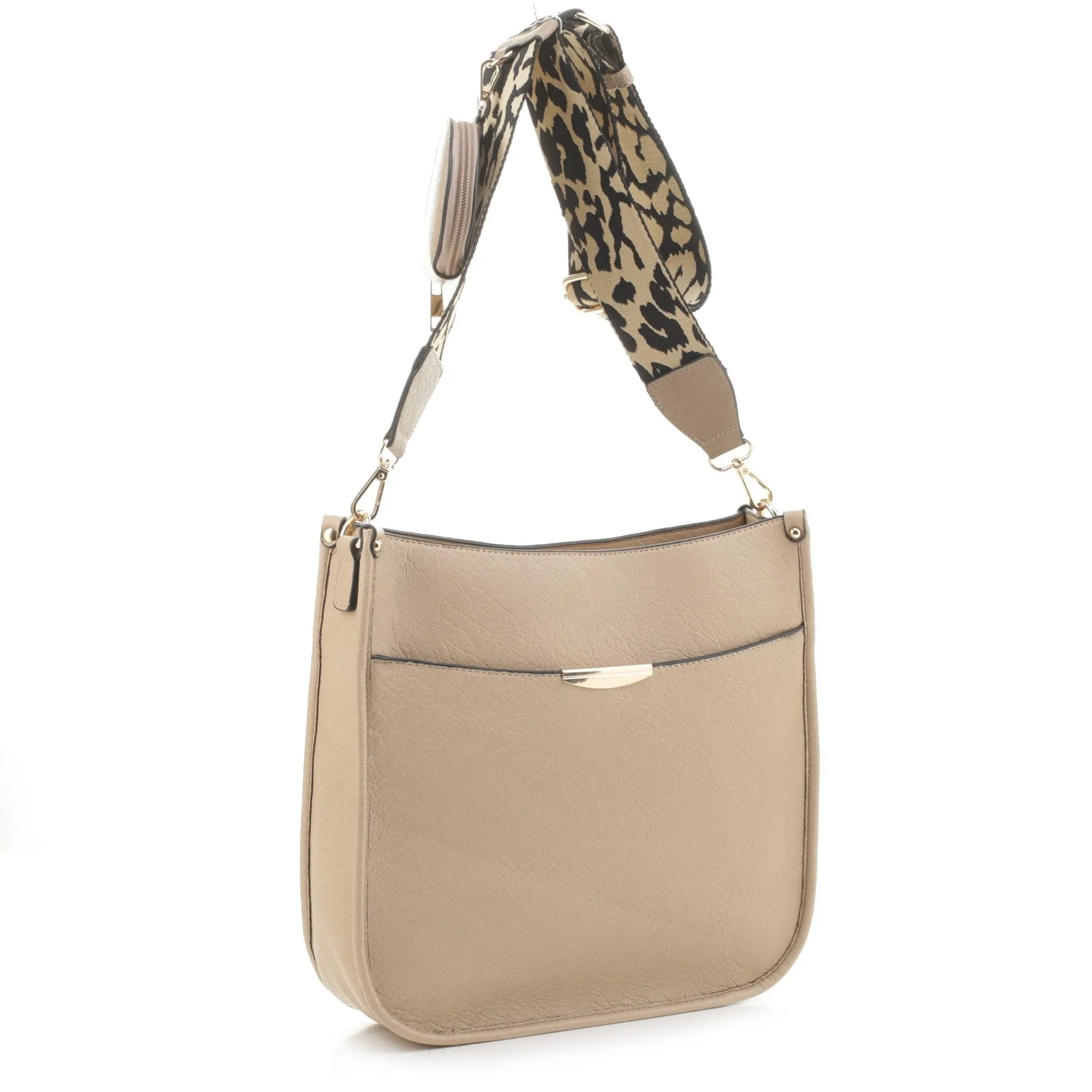 DS97160L2 Crossbody with Leopard Guitar Strap