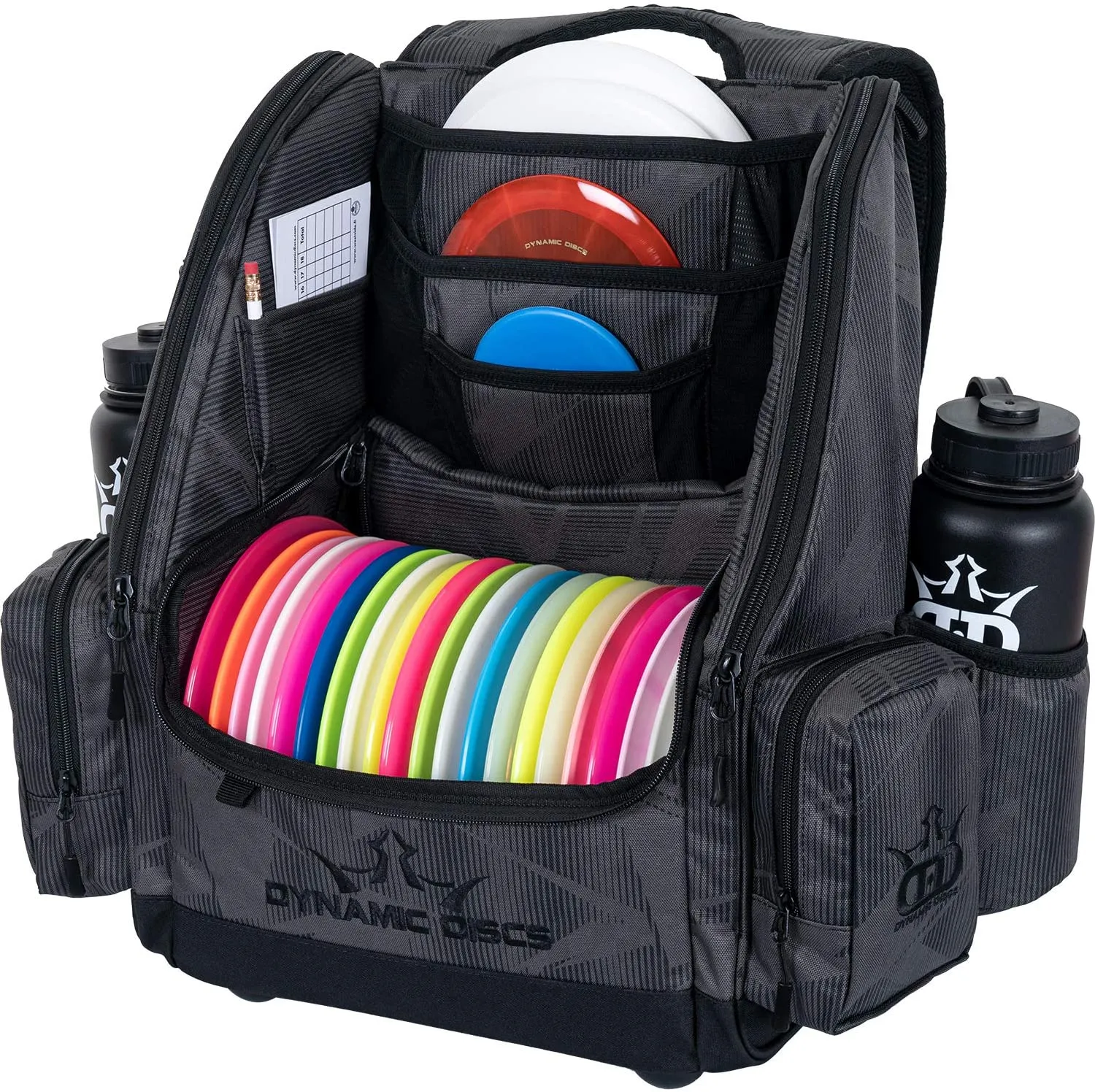 Dynamic Discs Commander Backpack Disc Golf Bag - Graphite Hex