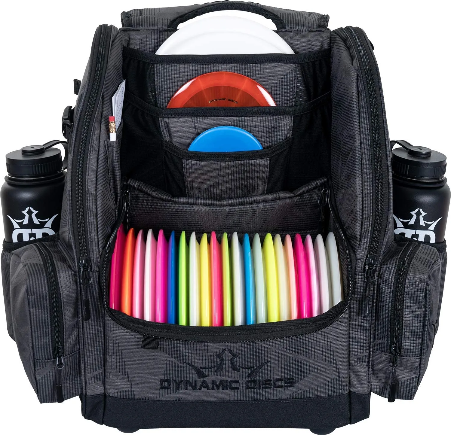 Dynamic Discs Commander Backpack Disc Golf Bag - Graphite Hex