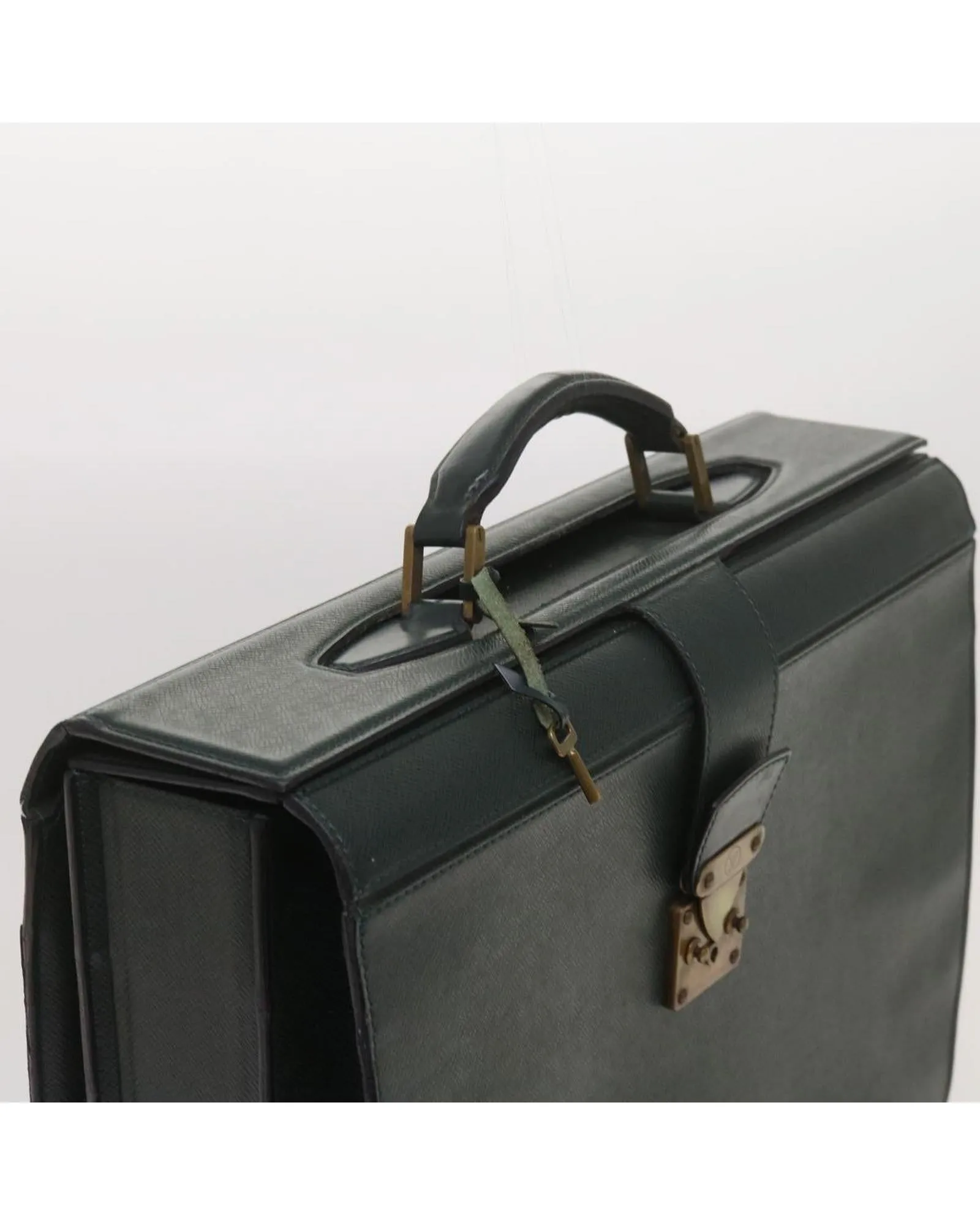 Epicea Taiga Leather Briefcase with Key Accessory