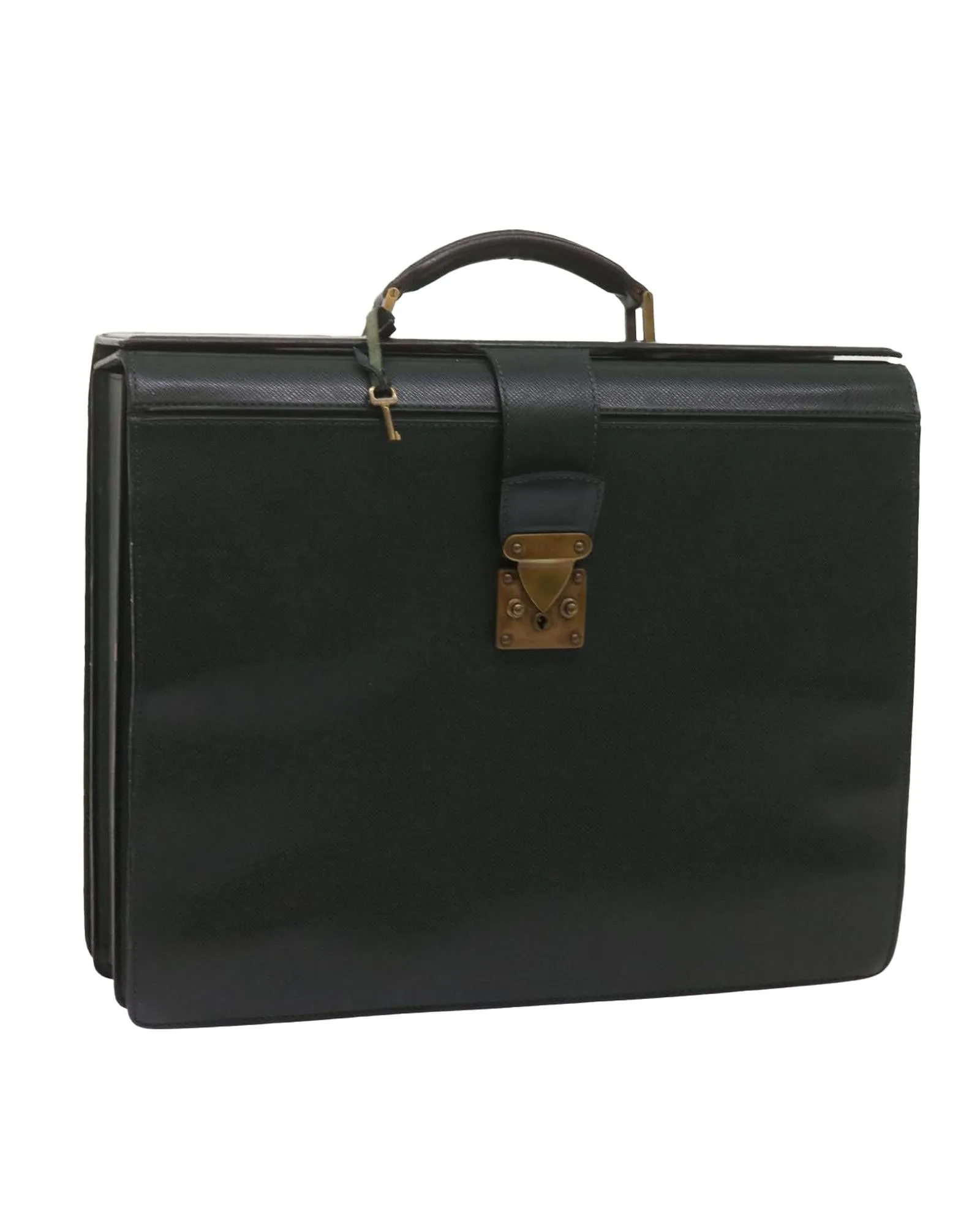 Epicea Taiga Leather Briefcase with Key Accessory