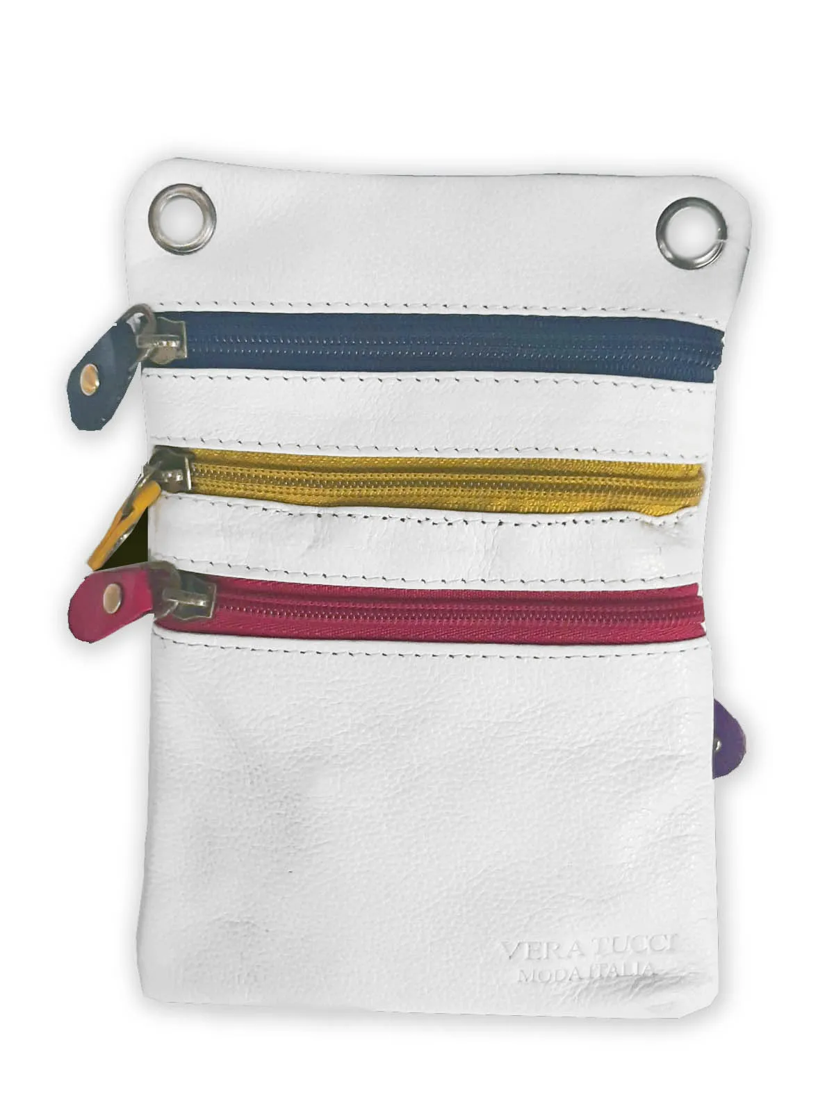 FIFI MULTI SMALL MULTI ZIP CROSS BODY POUCH