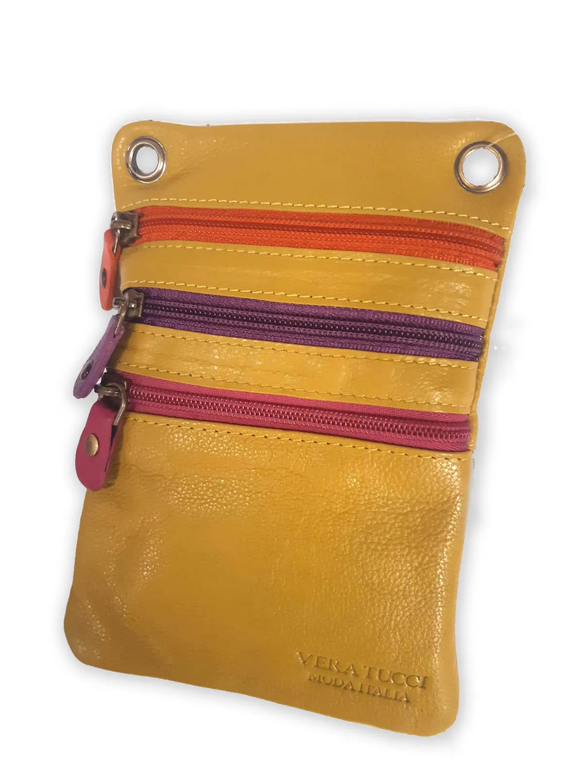 FIFI MULTI SMALL MULTI ZIP CROSS BODY POUCH