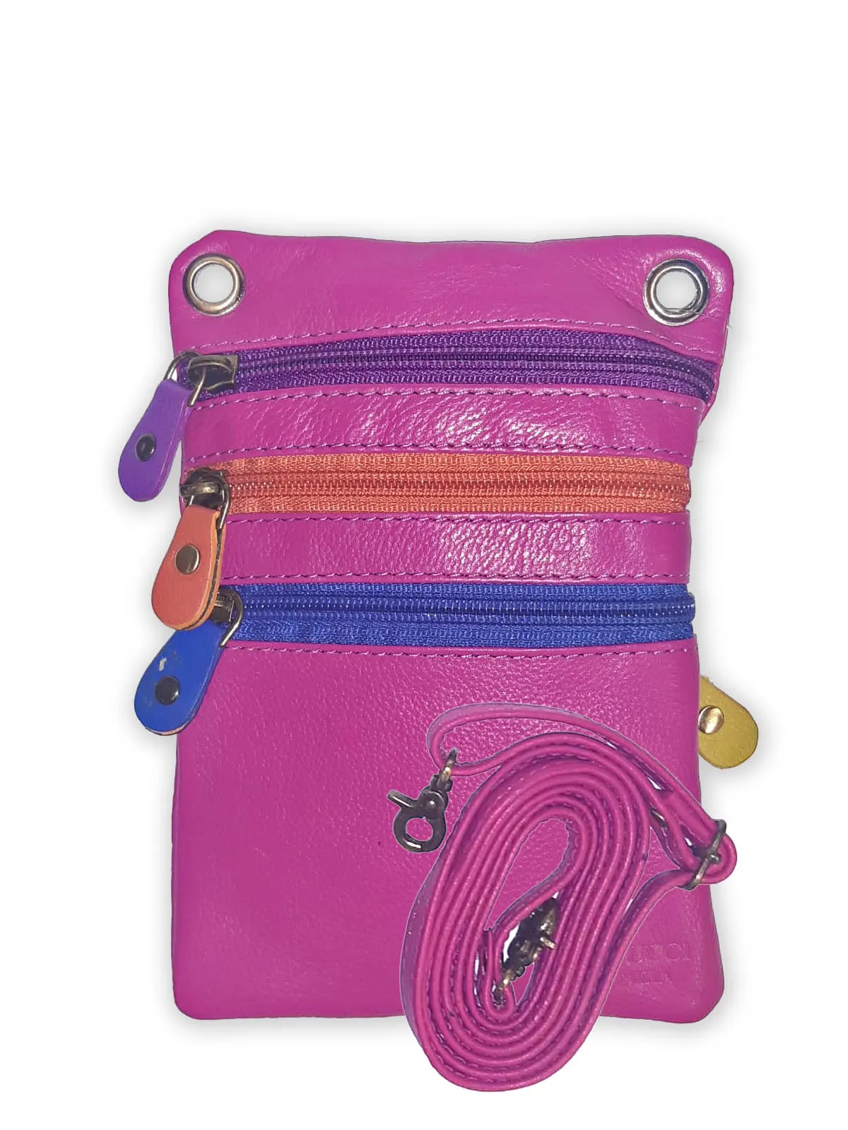 FIFI MULTI SMALL MULTI ZIP CROSS BODY POUCH