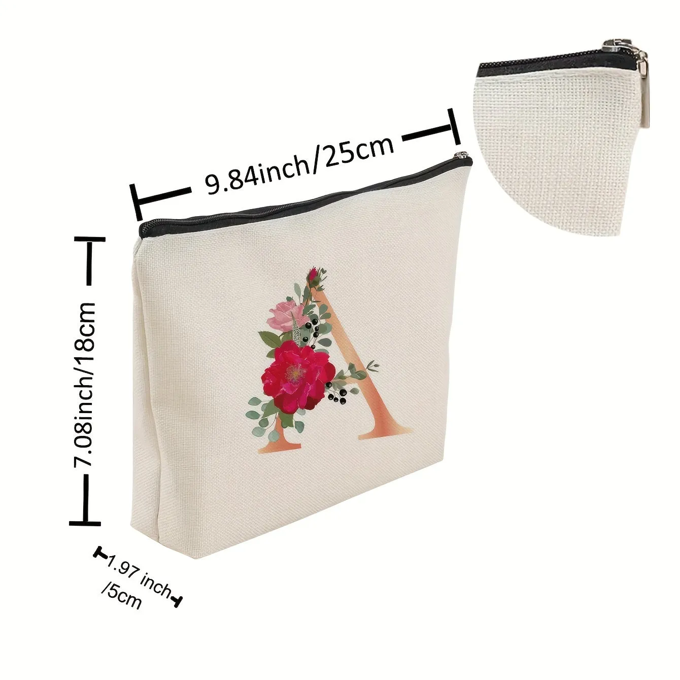 Floral Cosmetic Bag Perfect Travel Storage and Gift