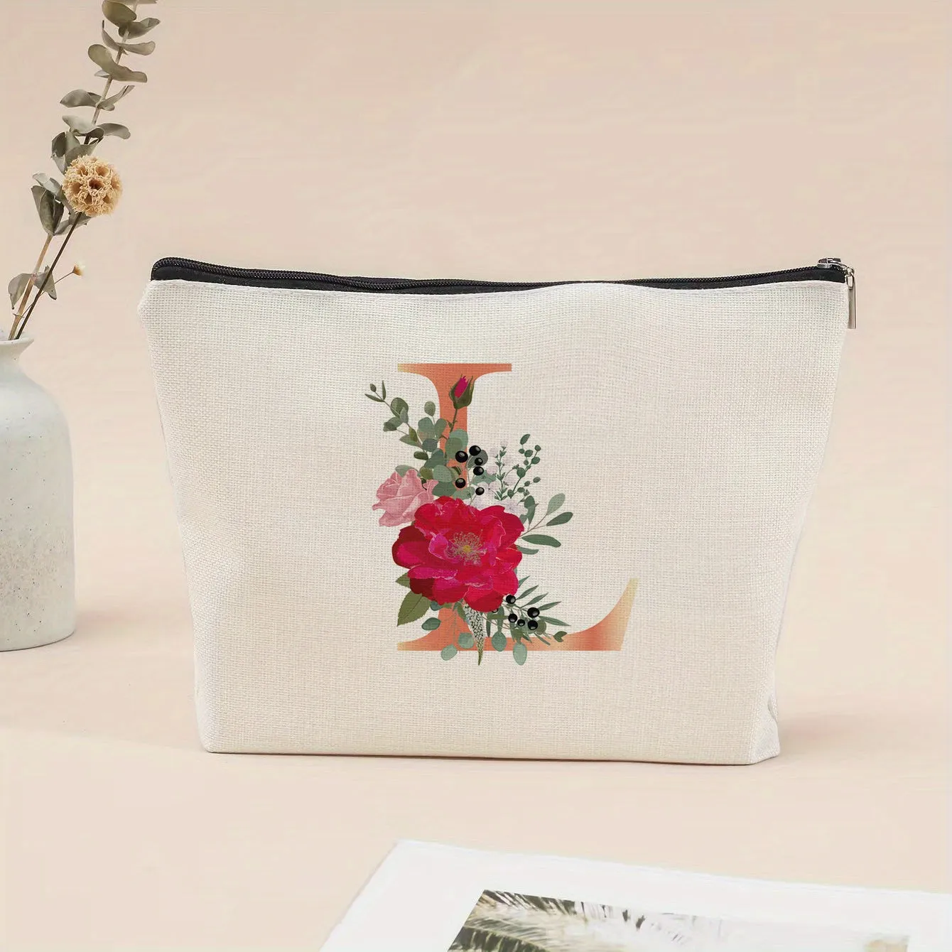 Floral Cosmetic Bag Perfect Travel Storage and Gift