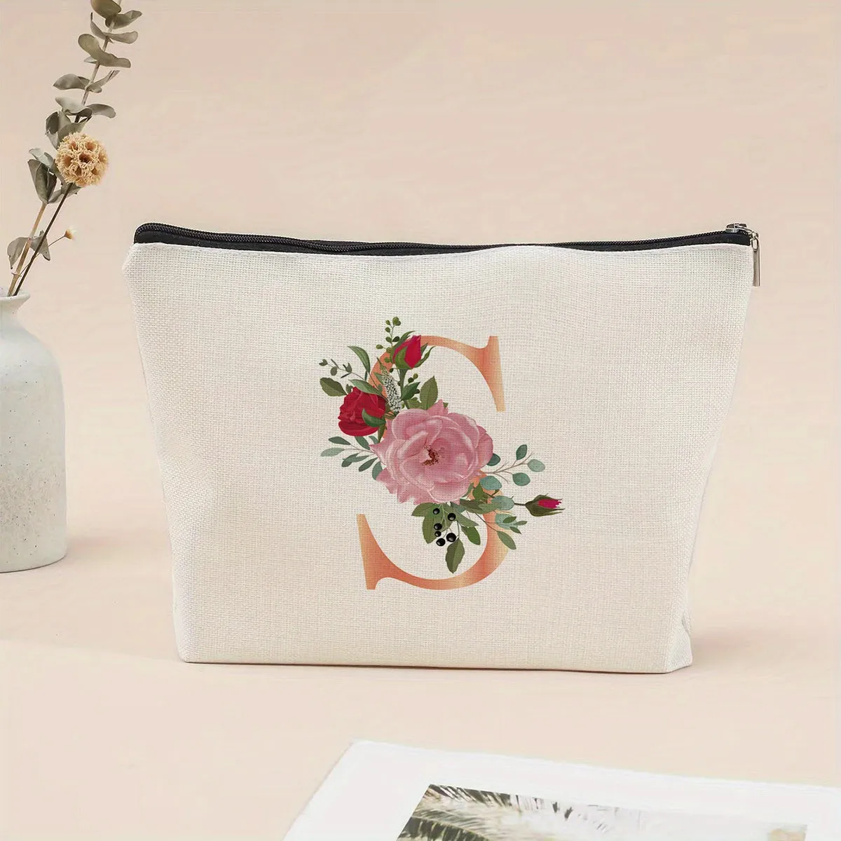 Floral Cosmetic Bag Perfect Travel Storage and Gift