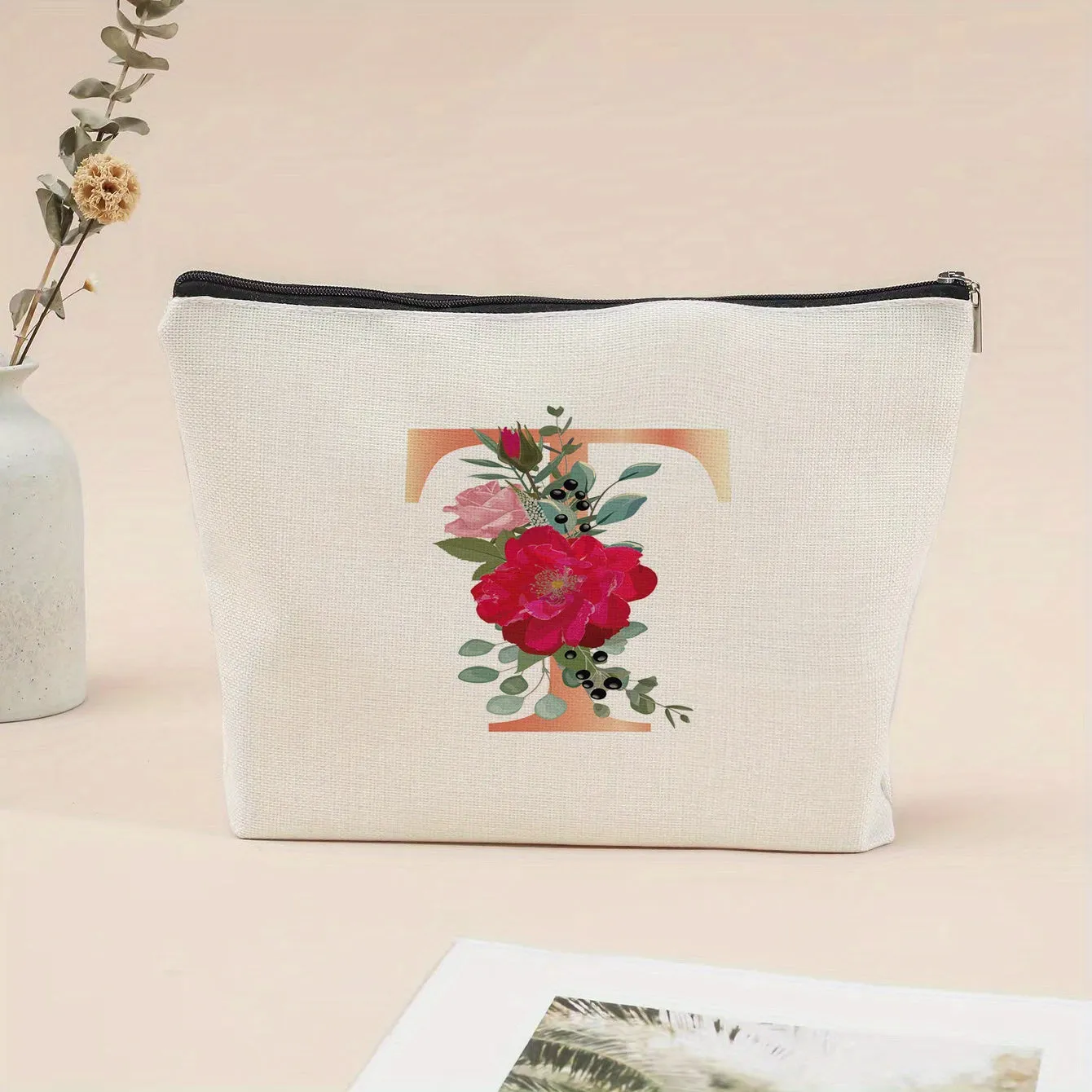 Floral Cosmetic Bag Perfect Travel Storage and Gift