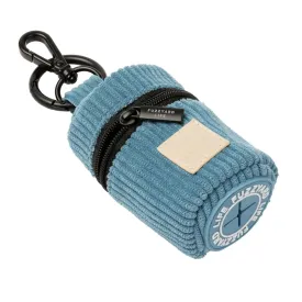 FuzzYard Life Corduroy Poop Bag Dispenser French Blue