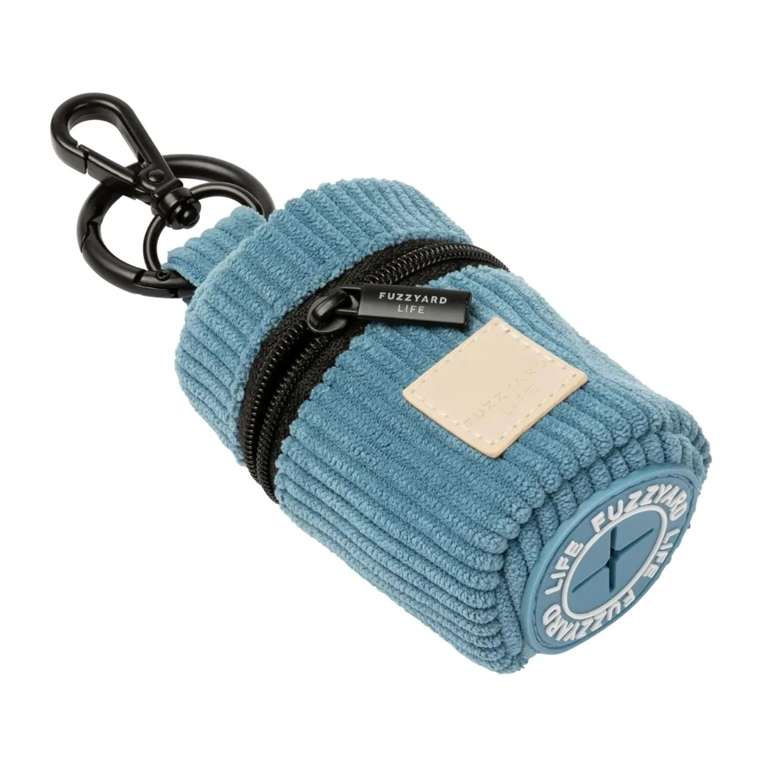 FuzzYard Life Cordury Poo Bag Dispenser French Blue