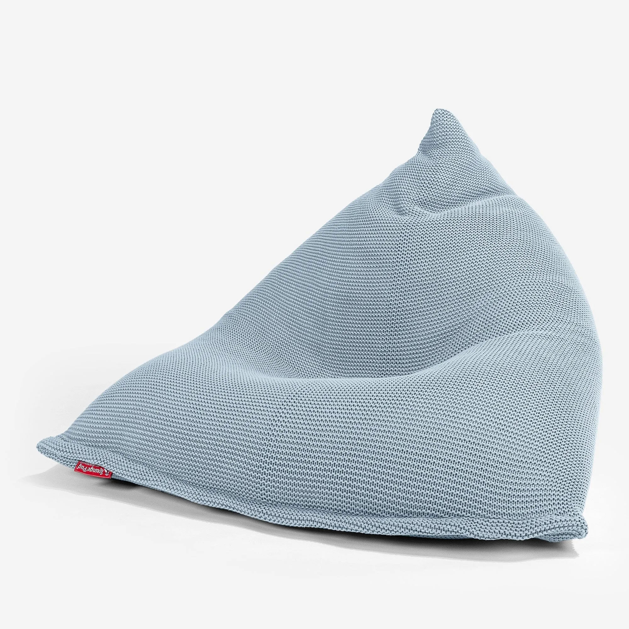 Gaming Lounger Bean Bag - Ellos Knitted Misty Blue