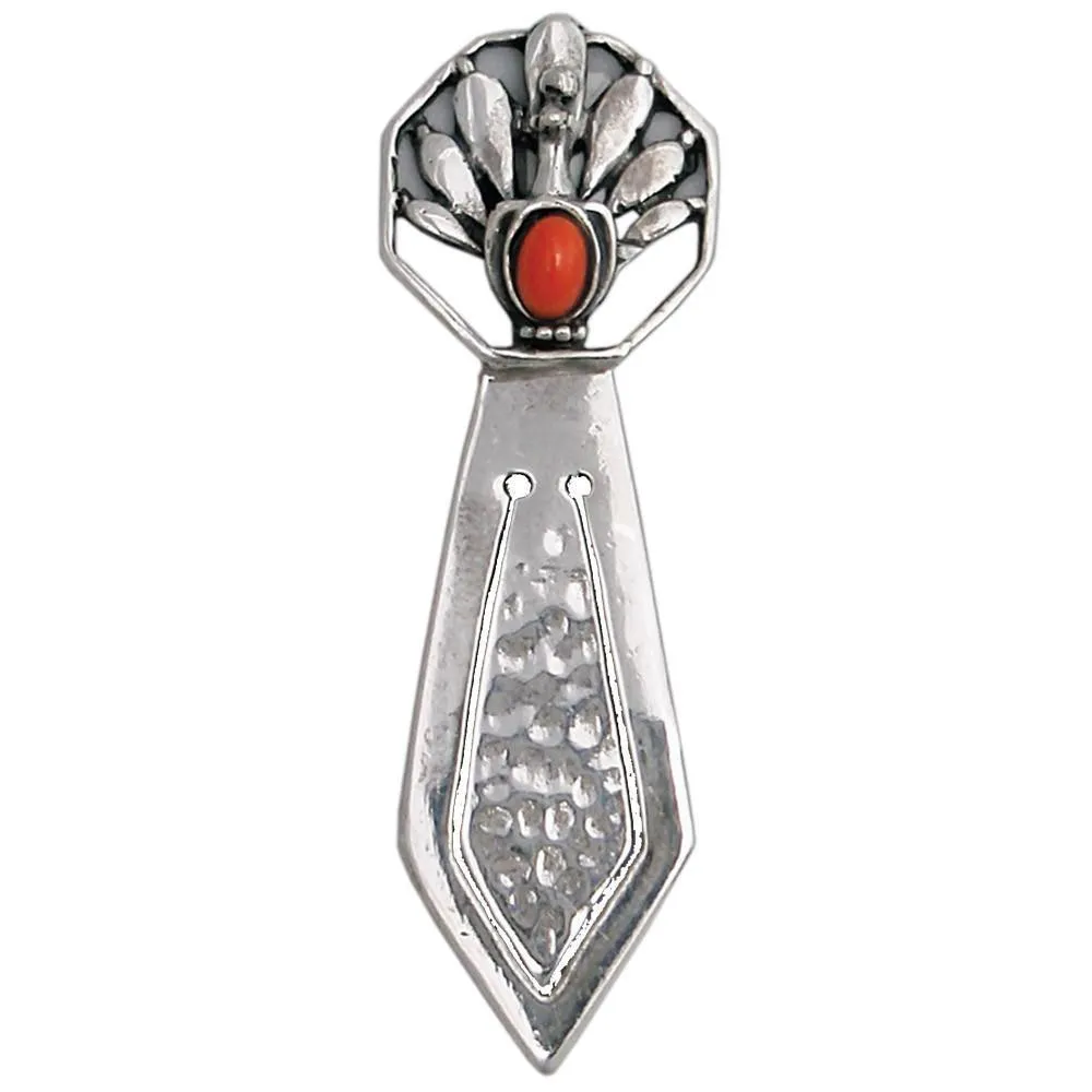 Greek Handmade Bookmark in Sterling Silver with Carnelian (PH-06)