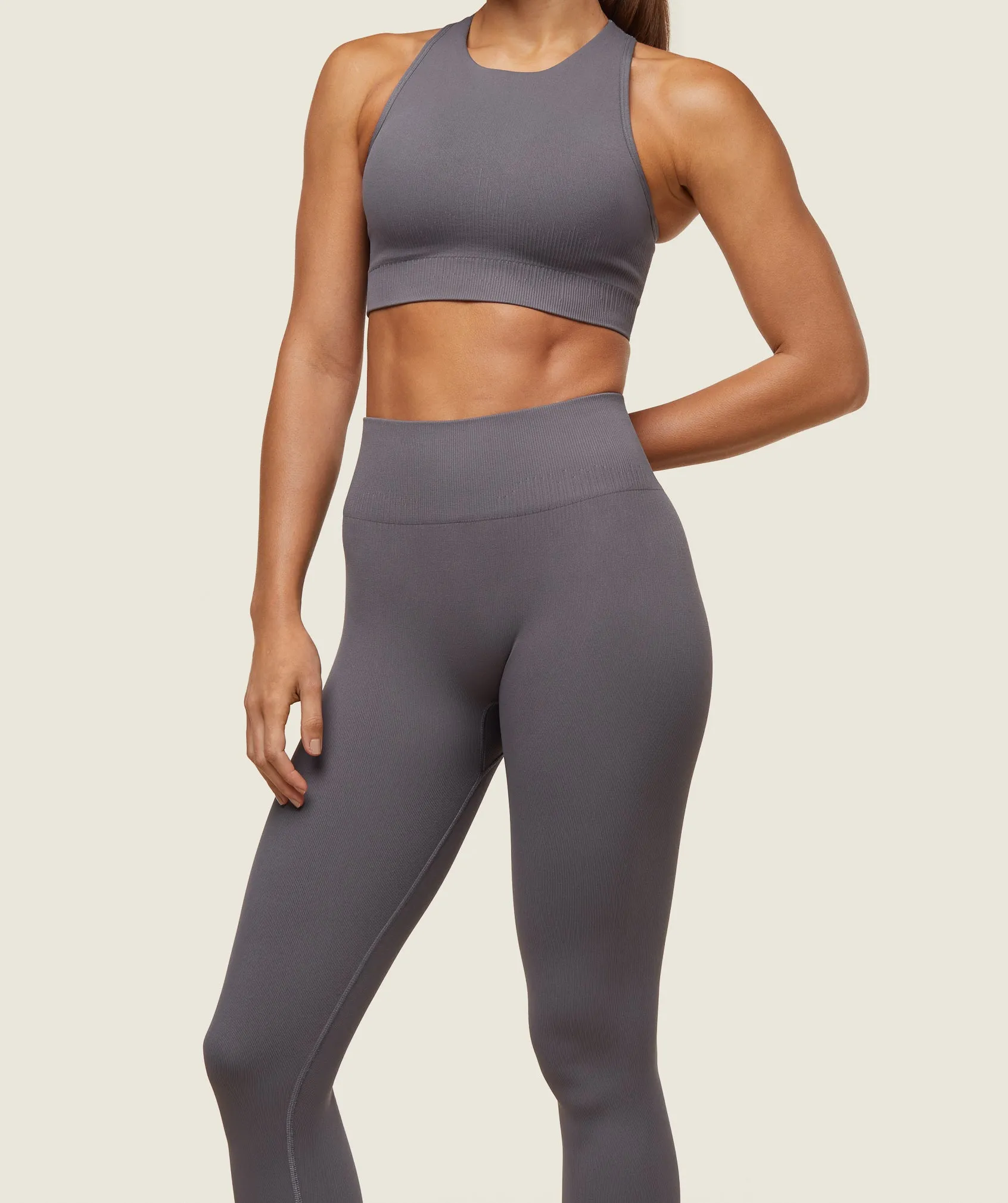 Gymshark everywear Seamless Leggings - Brushed Grey