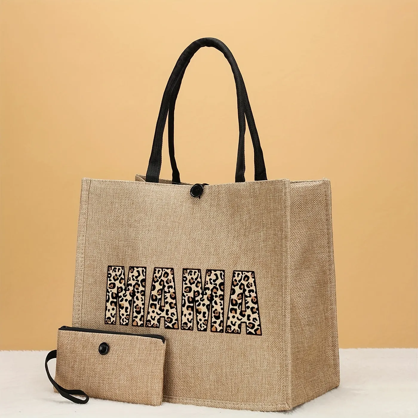 Heart Pattern Tote Bag Set Perfect Gift for Mom