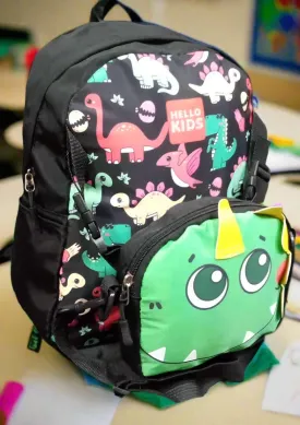 Hello Kids Dinosaur Theme School Bag