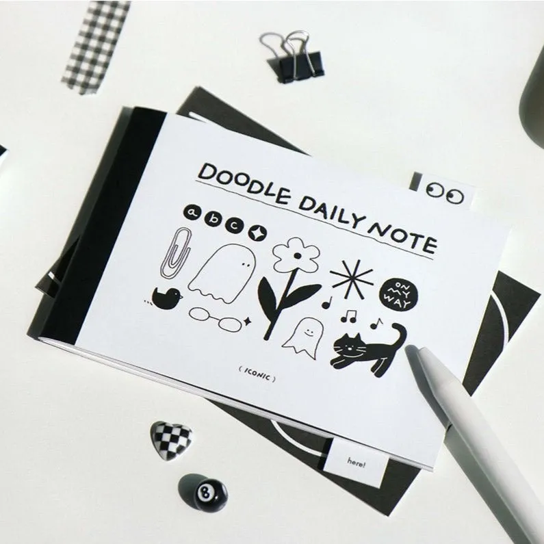 Iconic Doodle Daily Mini Notebook