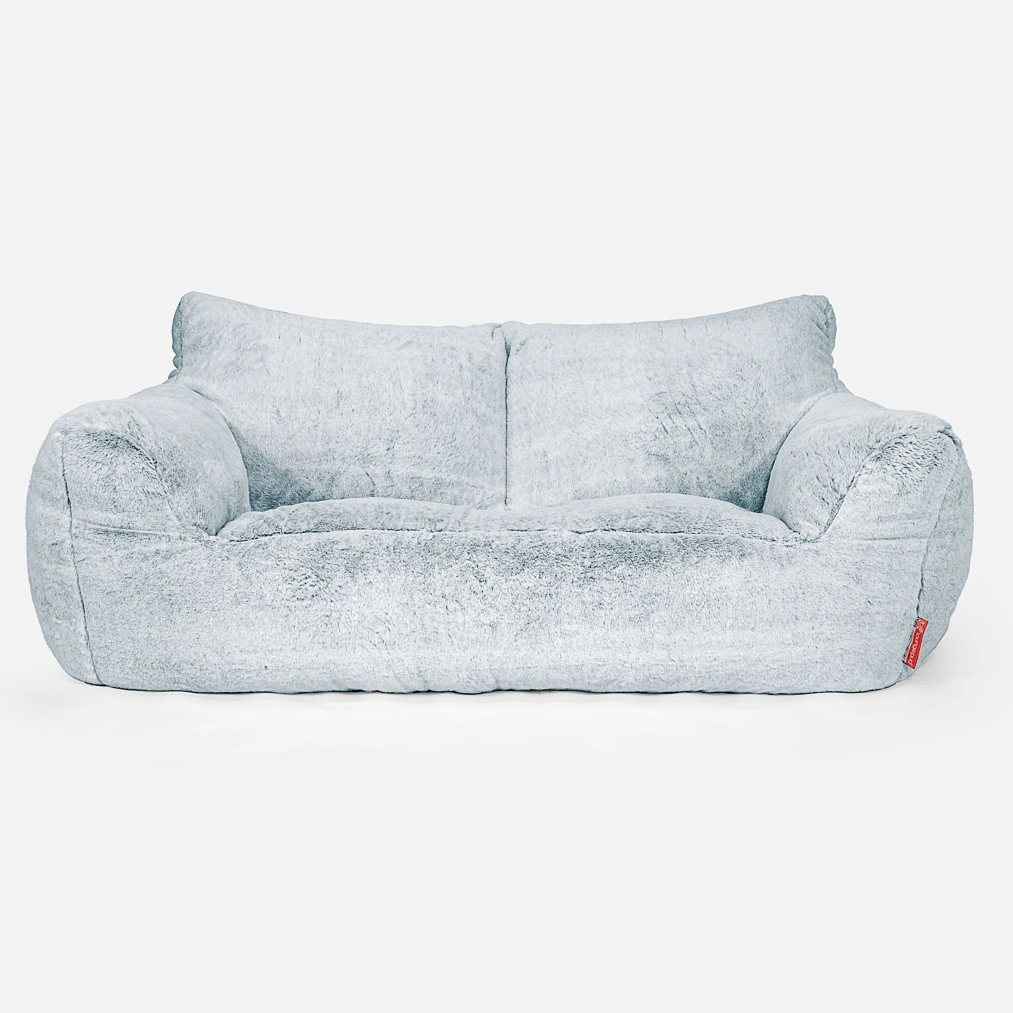 Josephine Sofa Bean Bag - Fluffy Faux Fur Rabbit Dusty Blue