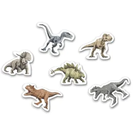 Jurassic Into The Wild Erasers - 6 pack